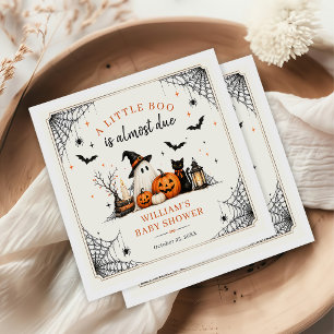 Serviette En Papier Petit Fantôme Boo Baby Shower Halloween