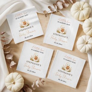 Serviette En Papier Petit Fantôme de Citrouille Halloween Baby Shower
