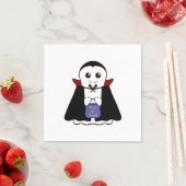 Serviette En Papier Petit fantôme vampire (En situation)