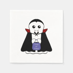 Serviette En Papier Petit fantôme vampire