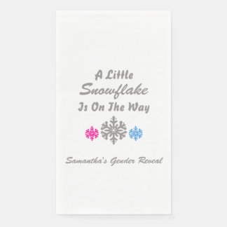 Serviette En Papier Petit flocon de neige en route