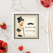 Serviette En Papier Petit Homme Baby Boy Douche (En situation)