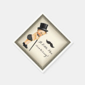 Serviette En Papier Petit Homme Baby Boy Douche (Coin)