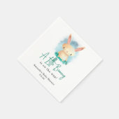 Serviette En Papier Petit Lapin - shower de bébé (Coin)