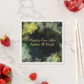 Serviette En Papier Petit Mariage de forêt lunaire (En situation)
