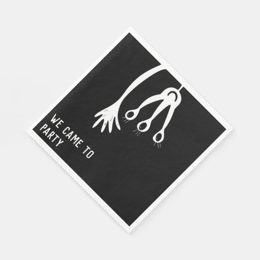 Serviette En Papier Petit Monster Alien Anniversaire (Coin)