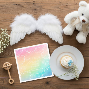 Serviette En Papier Petit Morceau de Ciel Arc-en-Ciel Merci Serviettes