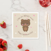 Serviette En Papier Petit Ours doux (En situation)