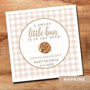 Serviette En Papier Petit Pain Sucré dans le Four Réception Bébé Neutr