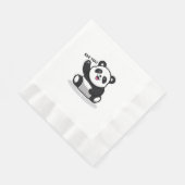 Serviette En Papier petit panda mignon (Coin)