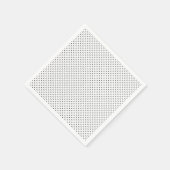 Serviette En Papier Petit Pois noir et blanc (Coin)