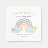 Petit Rayon de Soleil Baby Shower Arc-en-Ciel