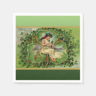 Serviette En Papier Petit Shamrock doux