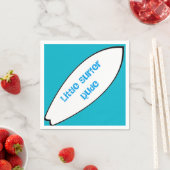 Serviette En Papier Petit Surfer Dude Napkins (En situation)