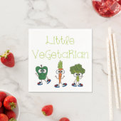 Serviette En Papier Petit végétarien (En situation)