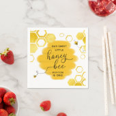 Serviette En Papier Petite abeille au miel Anniversaire serviettes (En situation)