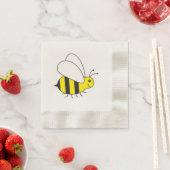 Serviette En Papier Petite abeille bourrée (En situation)