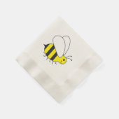 Serviette En Papier Petite abeille bourrée (Coin)