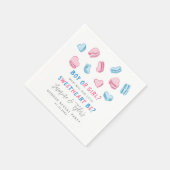 Serviette En Papier Petite amour Valentine Coeurs Genre Révéler (Coin)