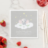 Serviette En Papier Petite Baby shower d'arachide serviettes éléphante (En situation)