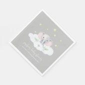 Serviette En Papier Petite Baby shower d'arachide serviettes éléphante (Coin)