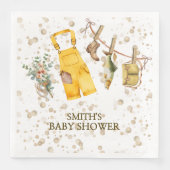 Serviette En Papier Petite Baby shower pêcheur papier serviettes (Devant)