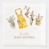 Serviette En Papier Petite Baby shower pêcheur papier serviettes (Devant)