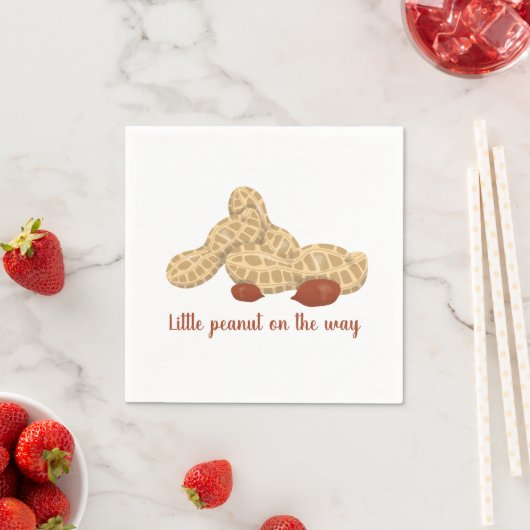 Serviette En Papier Petite cacahuète sur le chemin (En situation)