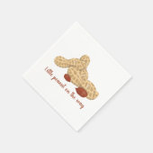Serviette En Papier Petite cacahuète sur le chemin (Coin)