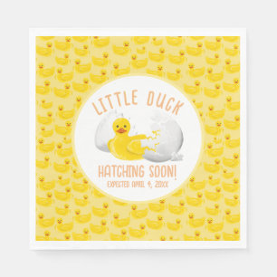 Serviette En Papier Petite canard éclosion bientôt Baby shower