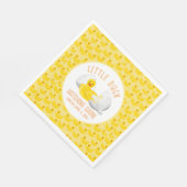 Serviette En Papier Petite canard éclosion bientôt Baby shower (Coin)