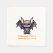 Serviette En Papier Petite chauve-souris adorable (Devant)
