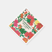 Serviette En Papier Petite cravate sur le chemin baby shower citrus ci (Coin)