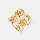 Serviette En Papier Petite cutie agrumes thème oranges fête d'annivers (Coin)