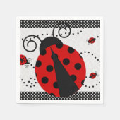 Serviette En Papier Petite dame Baby shower serviettes (Devant)