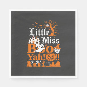Serviette En Papier Petite Demoiselle Boo Yah Fantôme de Halloween Cit
