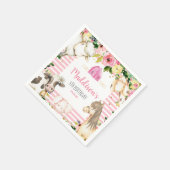 Serviette En Papier Petite ferme serviette d'anniversaire (Coin)