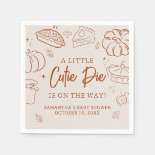 Serviette En Papier Petite Fête de Bébé Chute de Tarte aux Petits Gâte