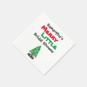 Serviette En Papier Petite fête de fiançailles joyeuse (Coin)