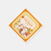 Serviette En Papier Petite fête d'Halloween (Coin)