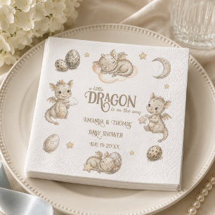 Serviette En Papier Petite Fête Magique de Bébé Dragon