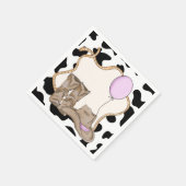 Serviette En Papier Petite fille Rodéo à thème Anniversaire serviettes (Coin)