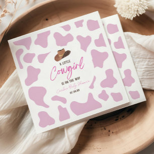 Serviette En Papier Petite fille vaches Rodéo Rodéo Baby shower occide