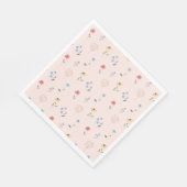 Serviette En Papier Petite Fleur sauvage Boho Garden Party Anniversair (Coin)