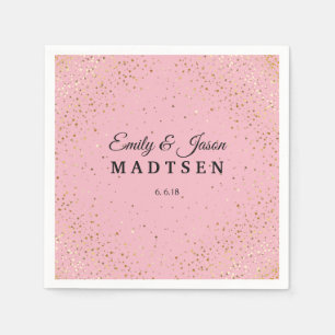 Serviette En Papier Petite Golden Stars Papier Mariage