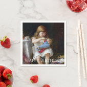 Serviette En Papier Petite mère anxieuse Joyeux anniversaire (En situation)