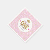 Serviette En Papier Petite Miss Anniversaire (Coin)