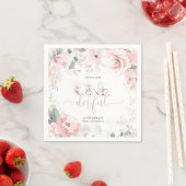 Serviette En Papier Petite Miss Nappes superflues (En situation)