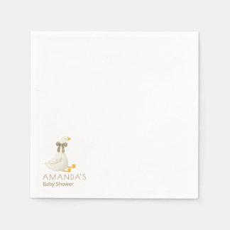 Serviette En Papier Petite Oie Beige Unisexe