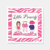 Serviette En Papier "Petite princesse" (Devant)